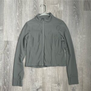 Slim Fit Green Jacket